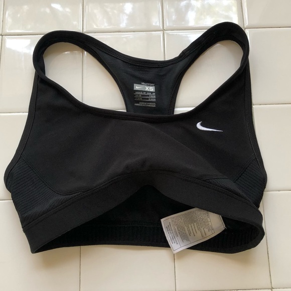 Nike Dri-FIT Swoosh Racerback Athletic Sports Bra - Picture 11 of 16
